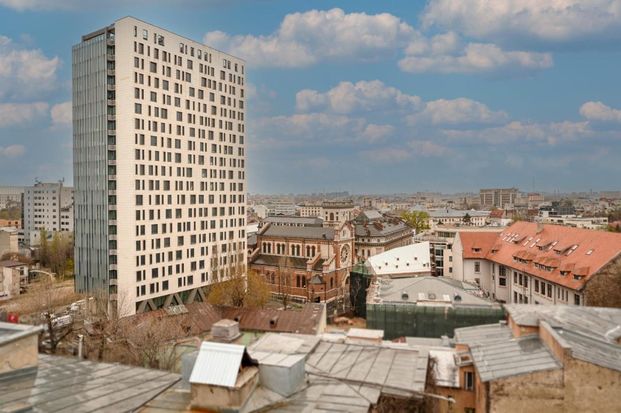 Splendid 2Br Apartment With Breathtaking Views Of Casa Poporului 布加勒斯特 外观 照片